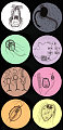 NECCO FLAT WOOD ROUND SCIENCE